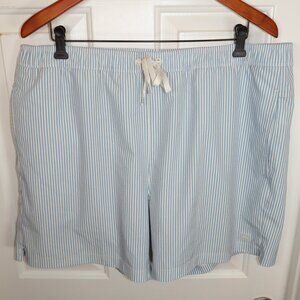 Rhone R&R Striped Swim Trunks Endless Sky Blue Stripe XXL 6" Inseam